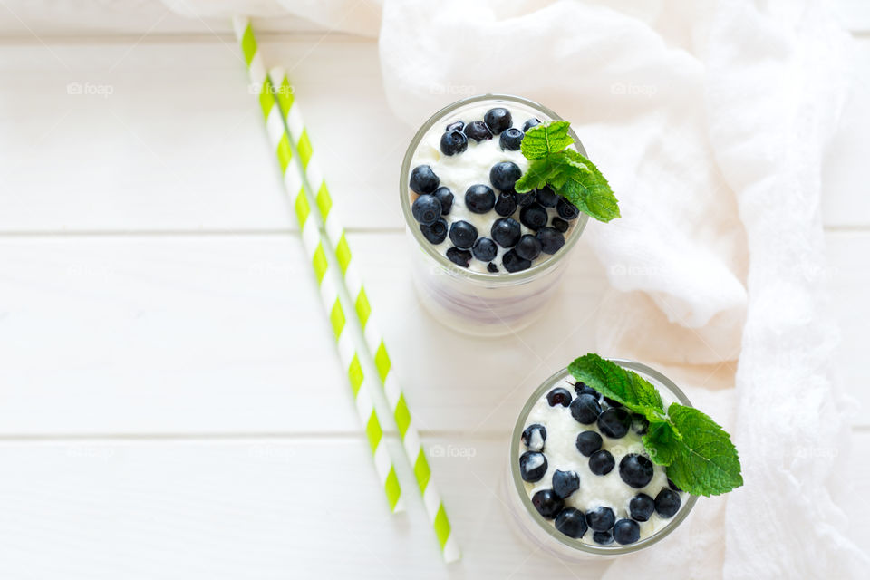 Blueberry smoothie