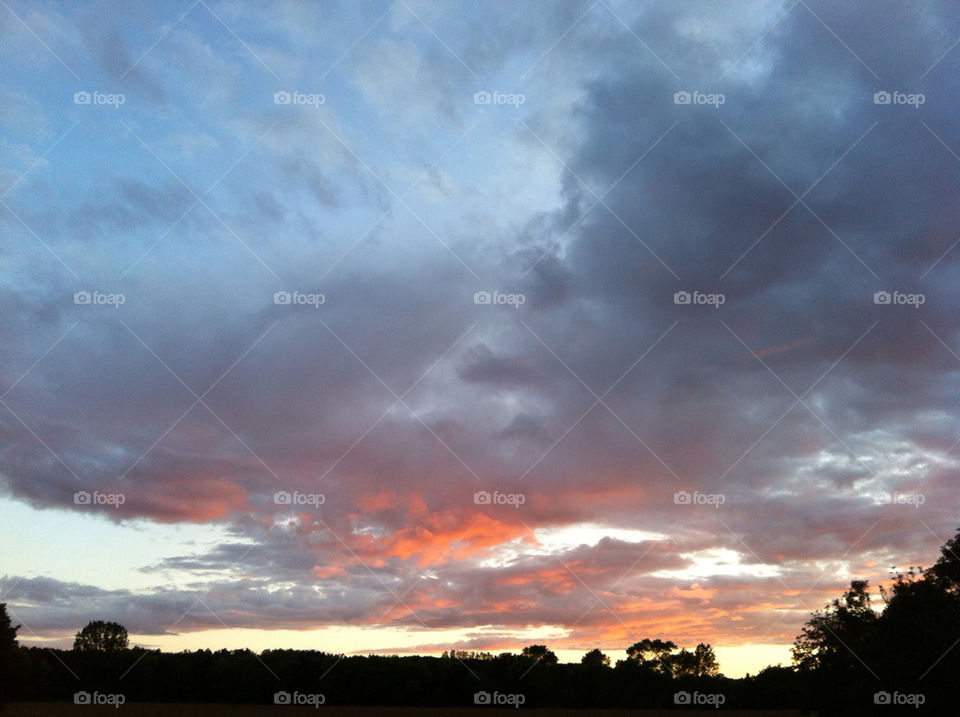 sky sweden sunset clouds by jethro