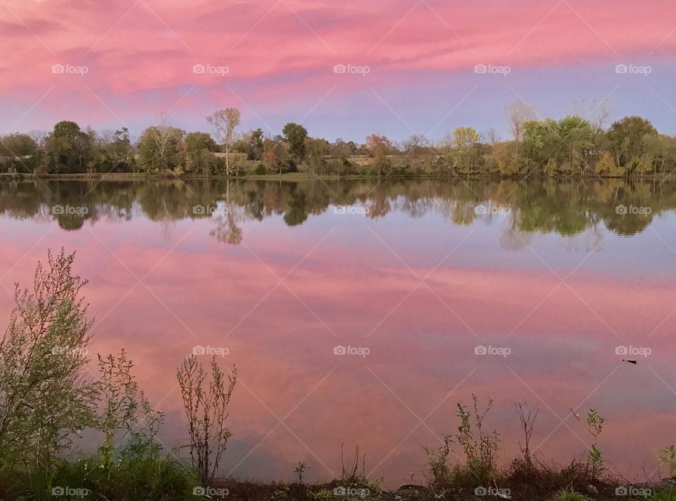 Holiday Lake Sunsetting 