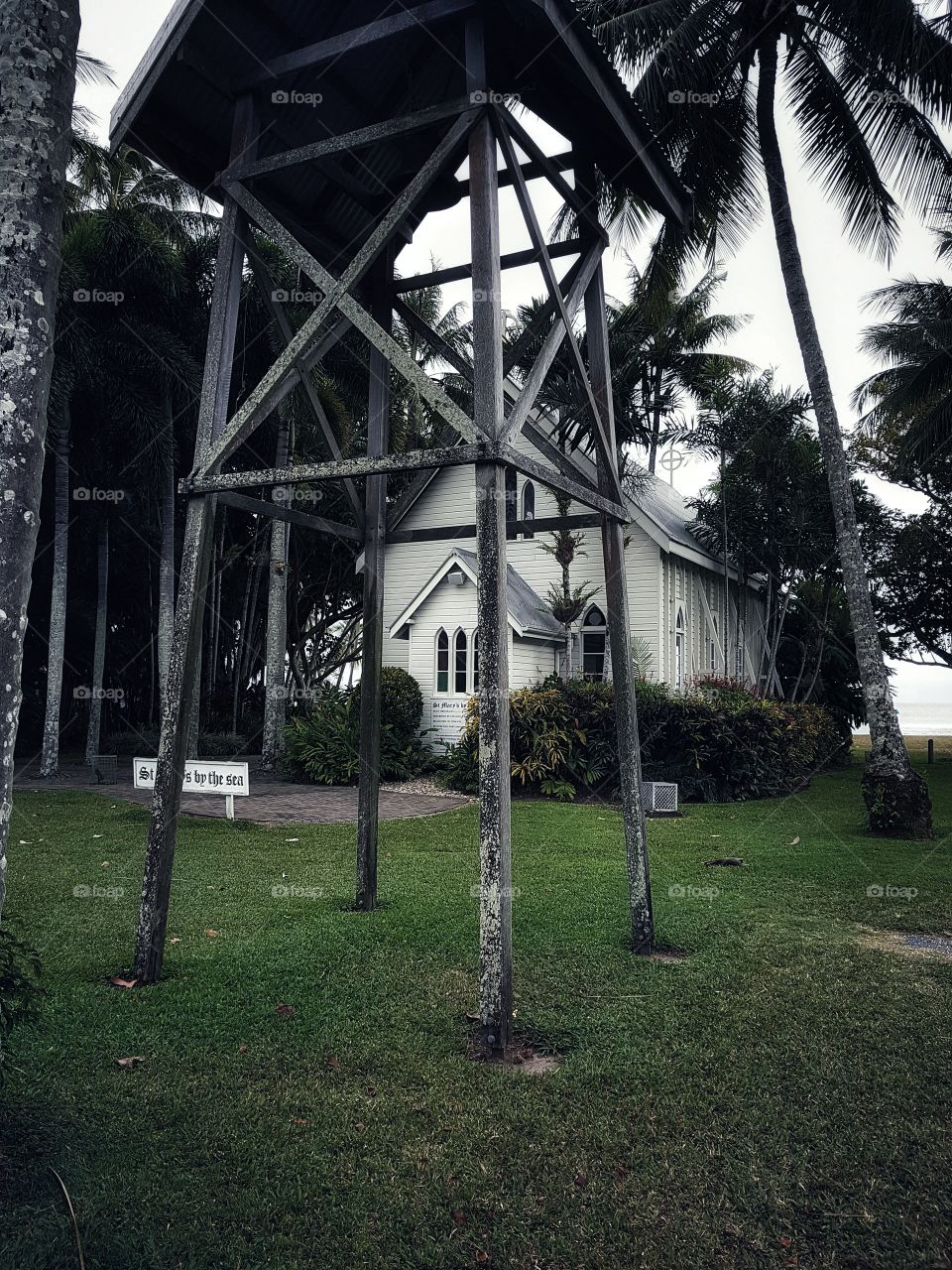 Beachside church.