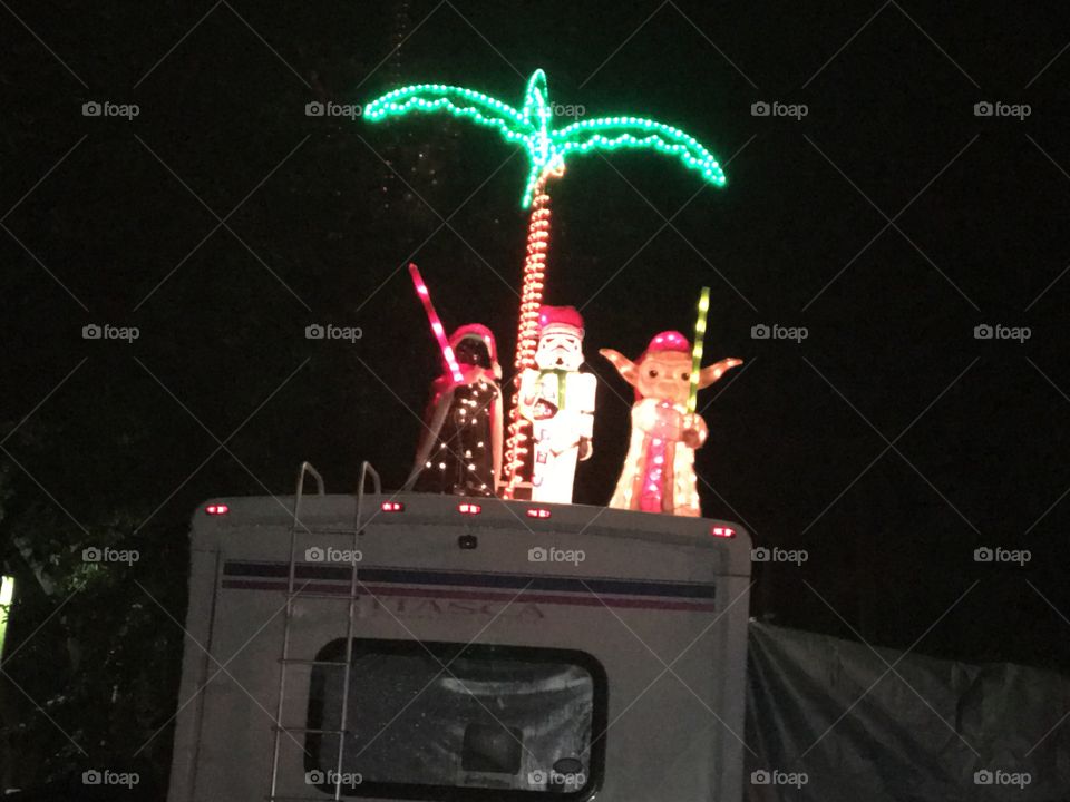Star Wars festive lights 