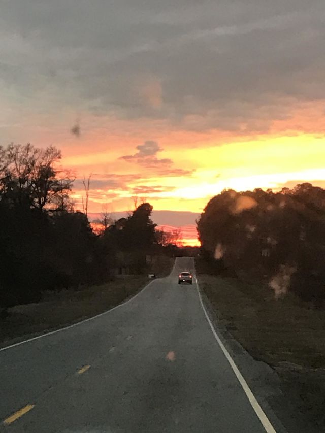 Beautiful sunset.