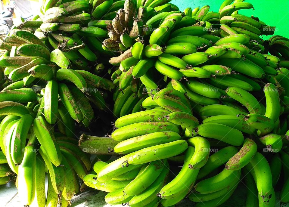 hasil dari perkebunan pisang Lombok Indonesia