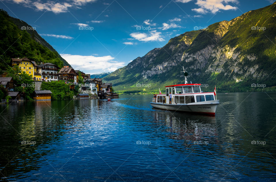 Beautiful landscape of Hallstatt in Austria