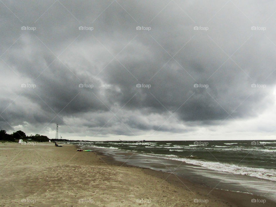 Big&Dark Clouds Above The Baltic Sea🌊☁