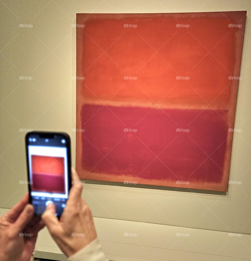 tableau de Rothko à la fondation Louis Vuitton