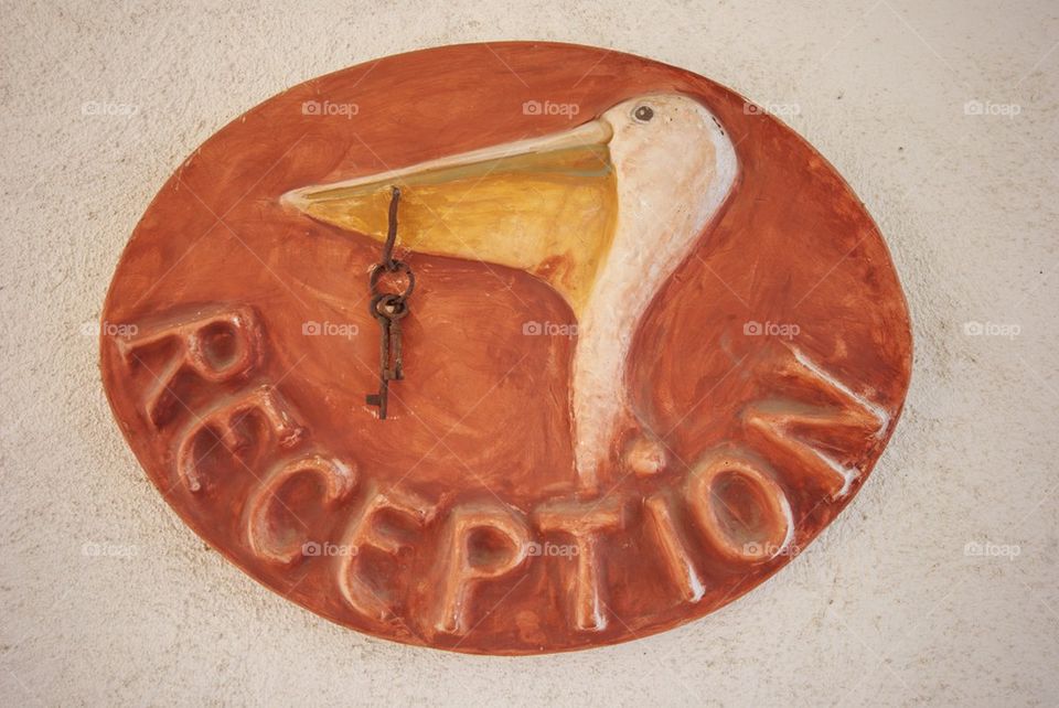 Hotel reception symbol