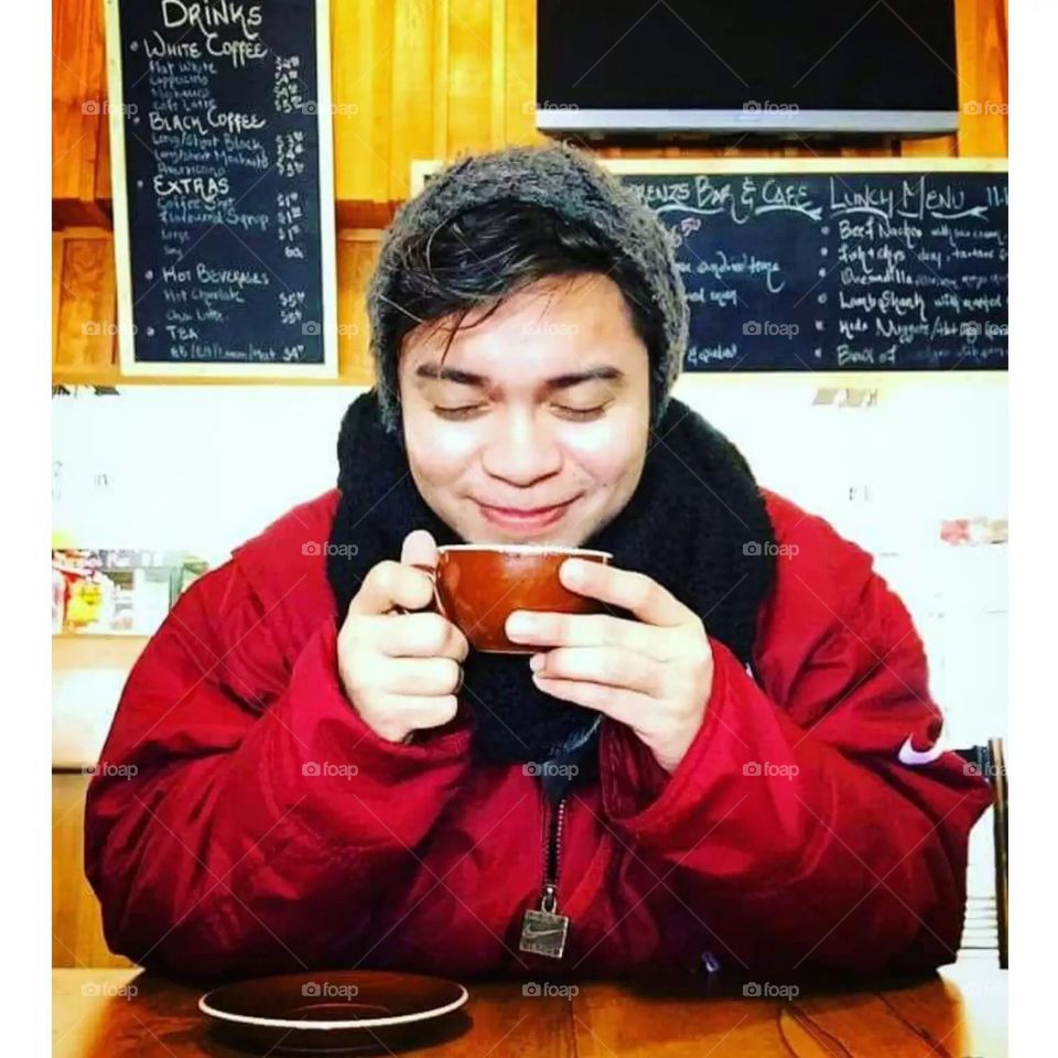 coffee in winter