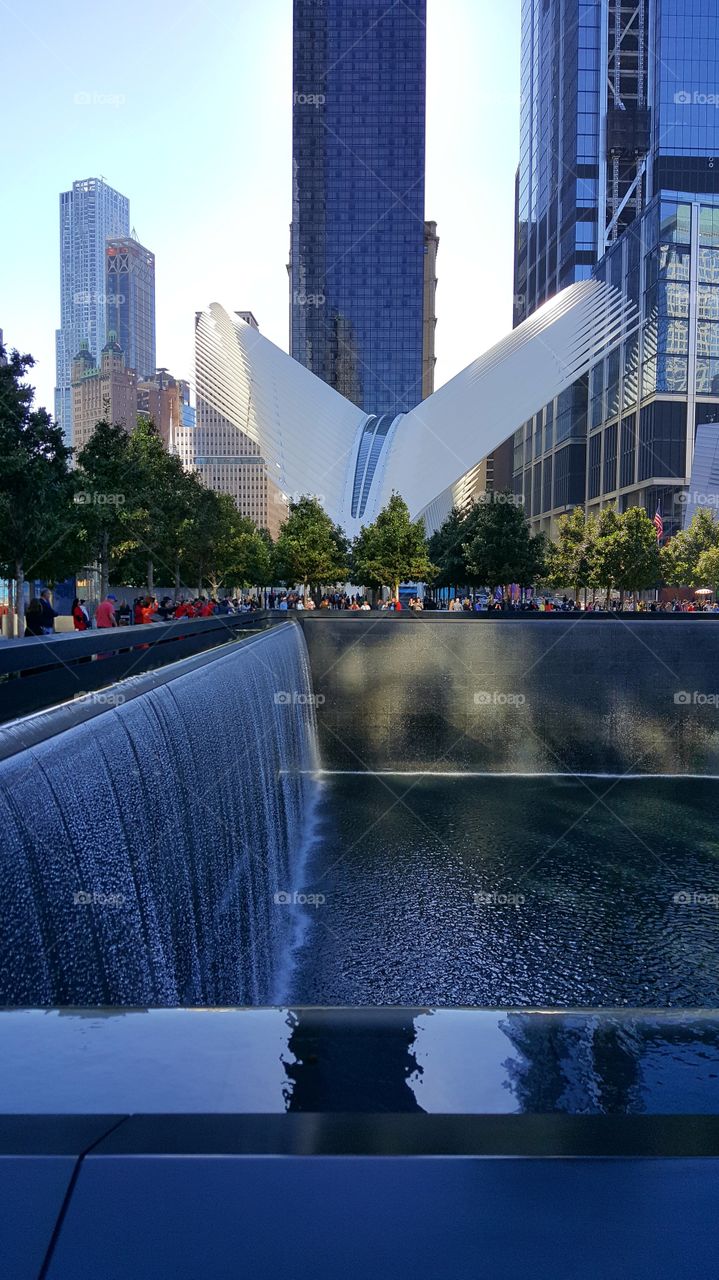 9/11 Memorial, New York city.