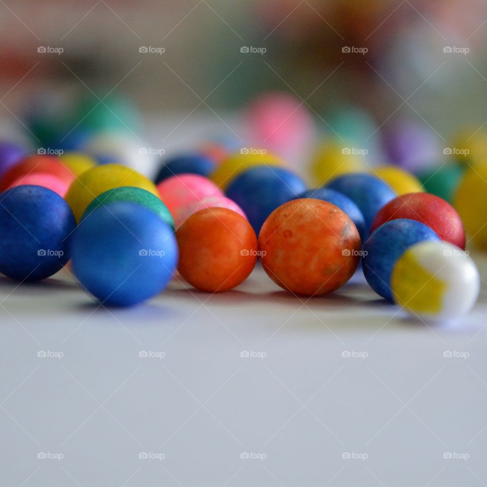 colored round balls as backgrounds