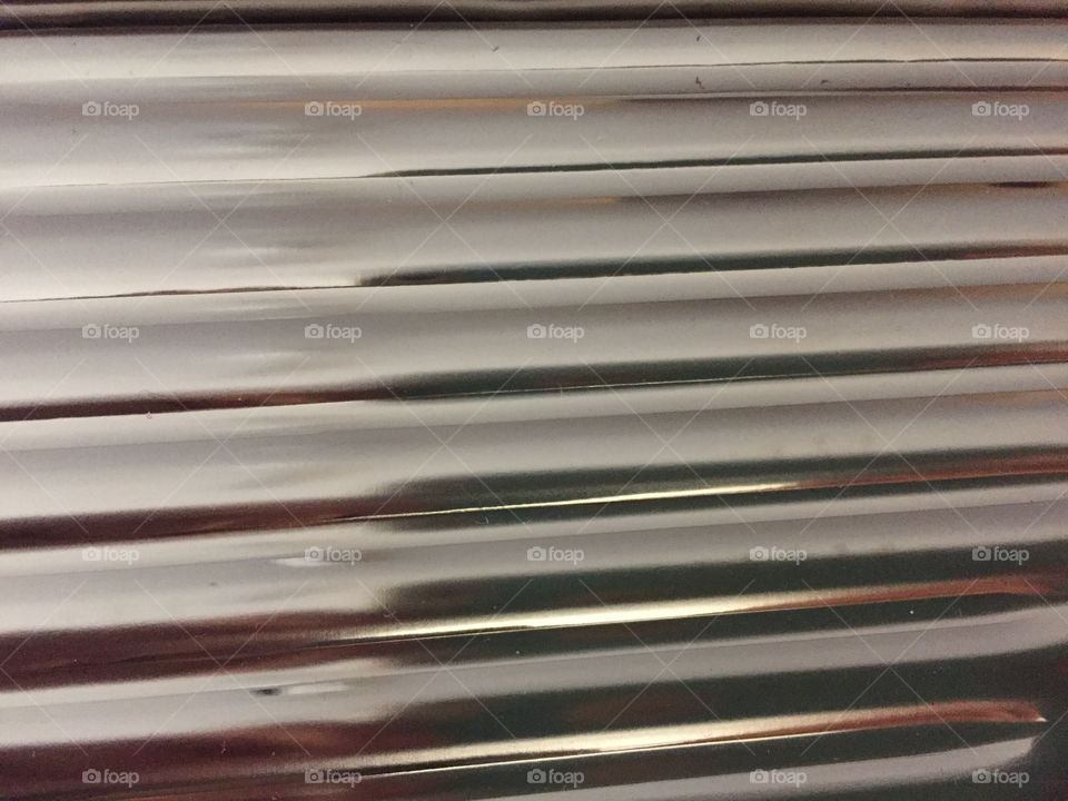 Close-up of aluminium sheet