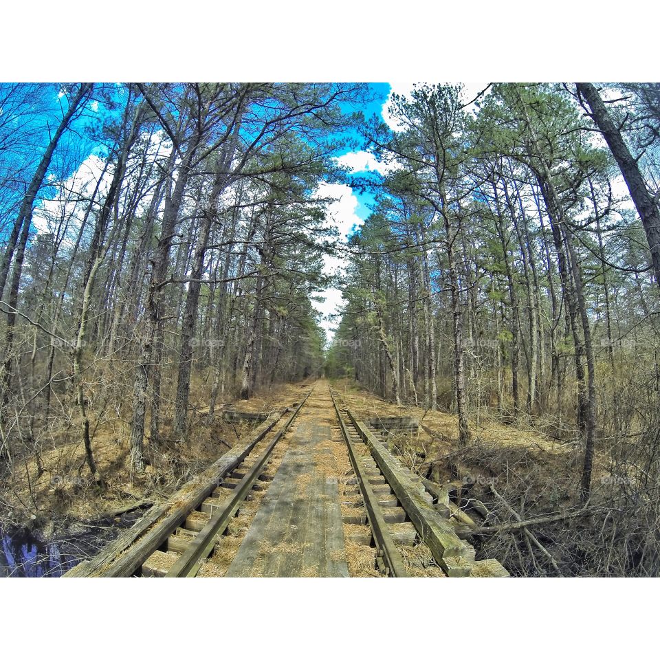Abandoned railroad