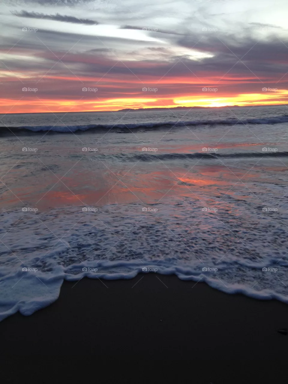 Sunset, Water, Beach, Sea, Ocean