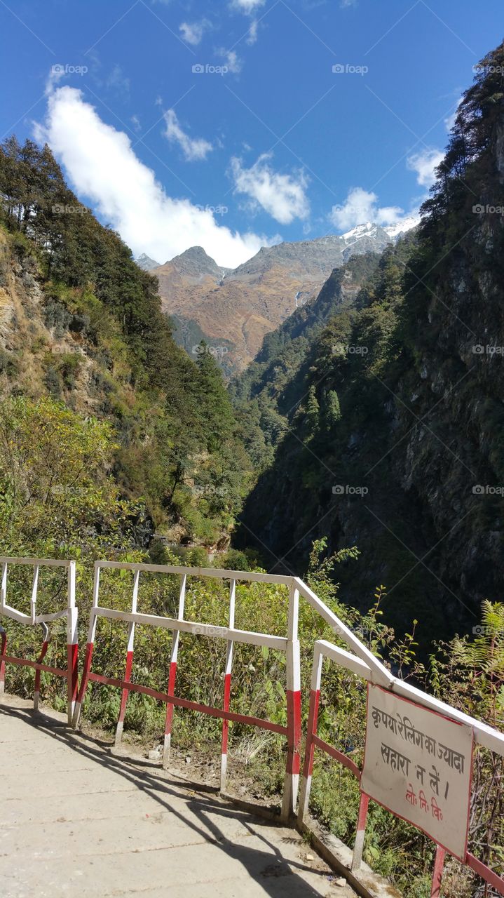 Himalayan peak in India