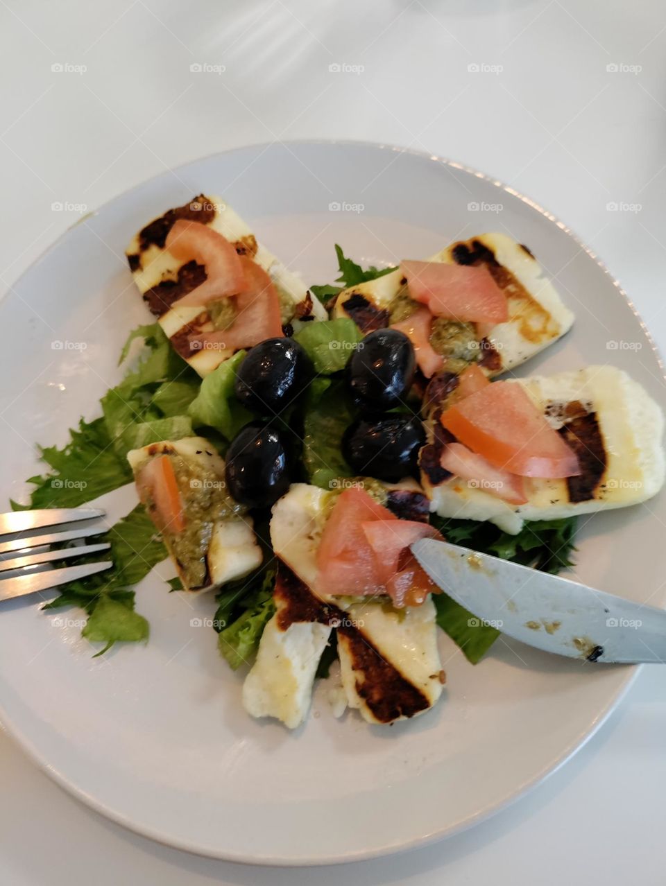 halloumi dish