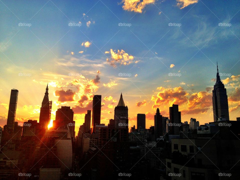 Skyline . NYC skyline 