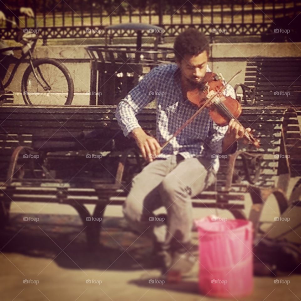 Street musician