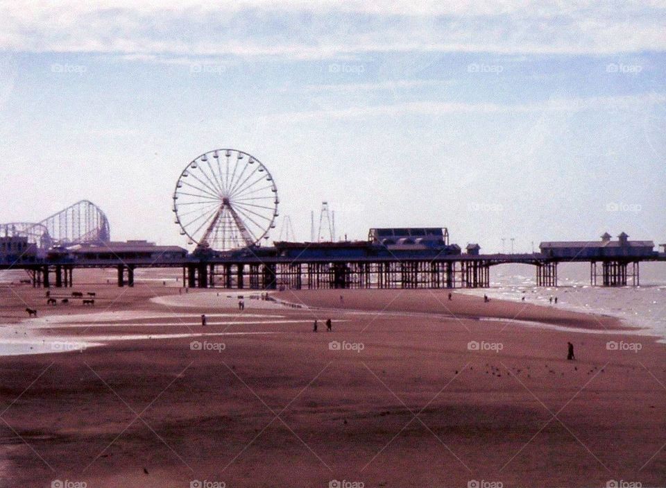Blackpool beach 