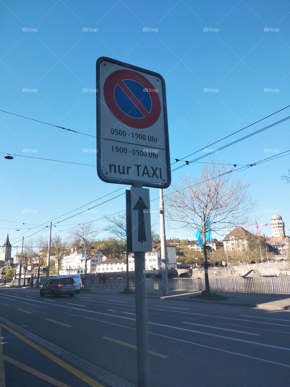 Street sign, Zürich, Switzerland