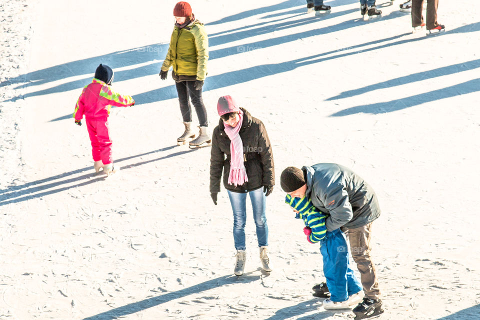 Family Ice Skating
