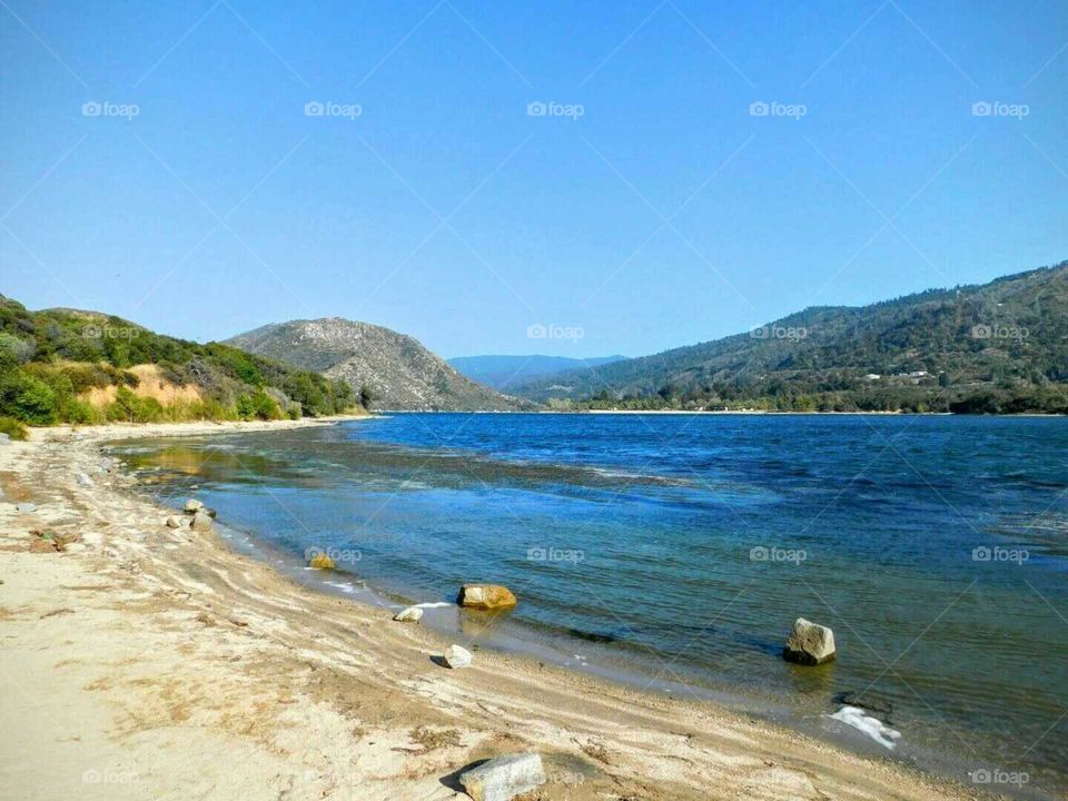 Secluded Beach At Silverwood