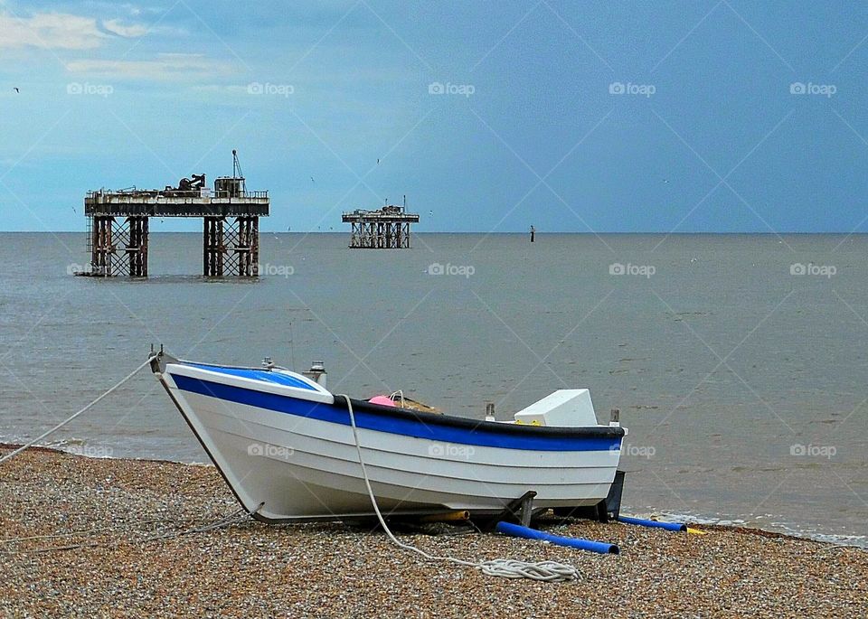 boat at Sizewell