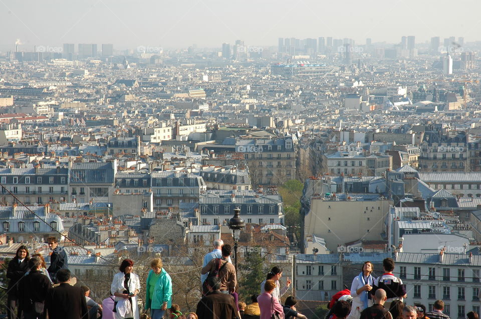 rooftops. paris