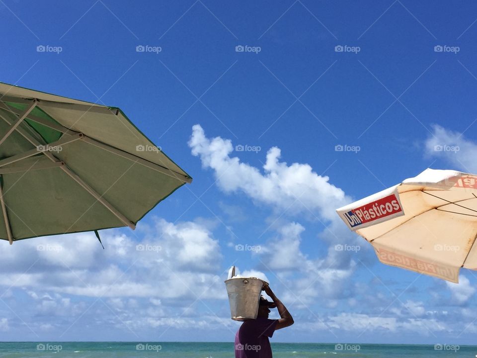 Beach, Sky, Water, Sand, Sea