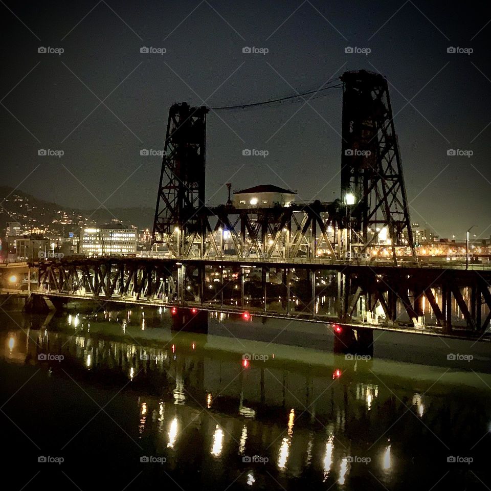 Night in Portland Oregon 