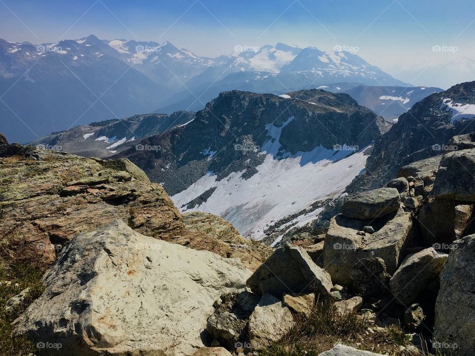 Hiking on Whistler Mountain