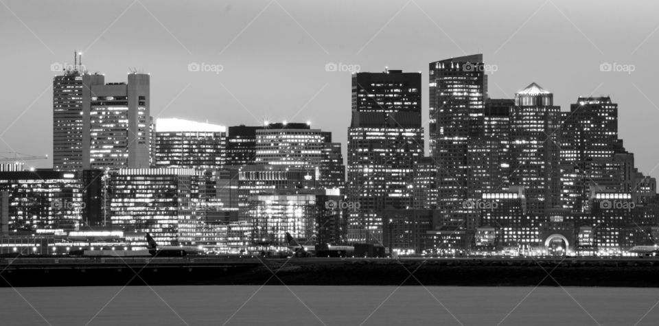 boston skyline. picture t
