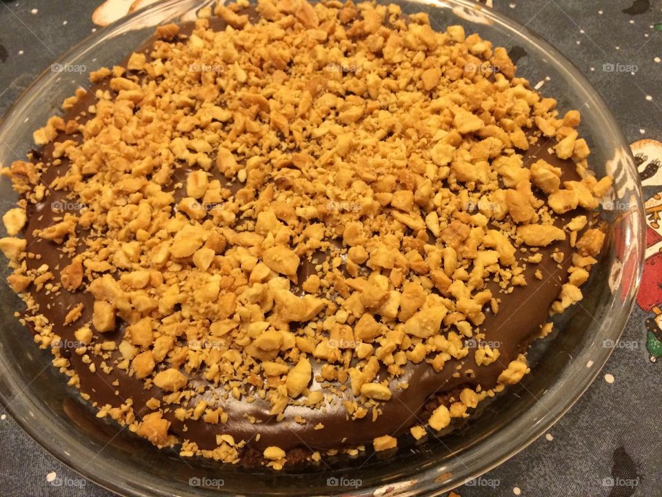 Chocolate peanut torte 