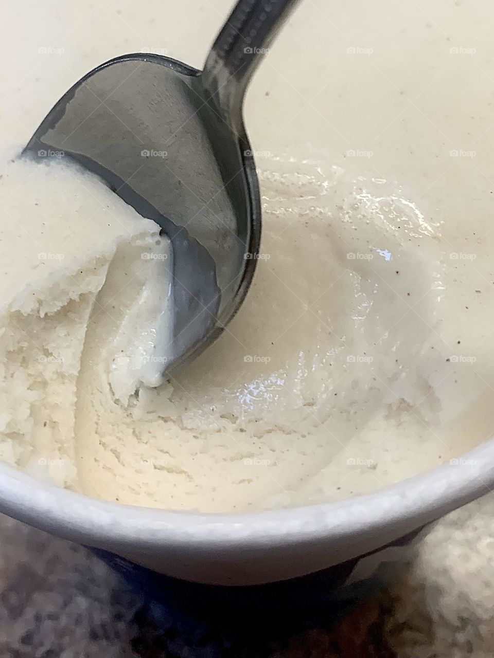 Vanilla ice cream 