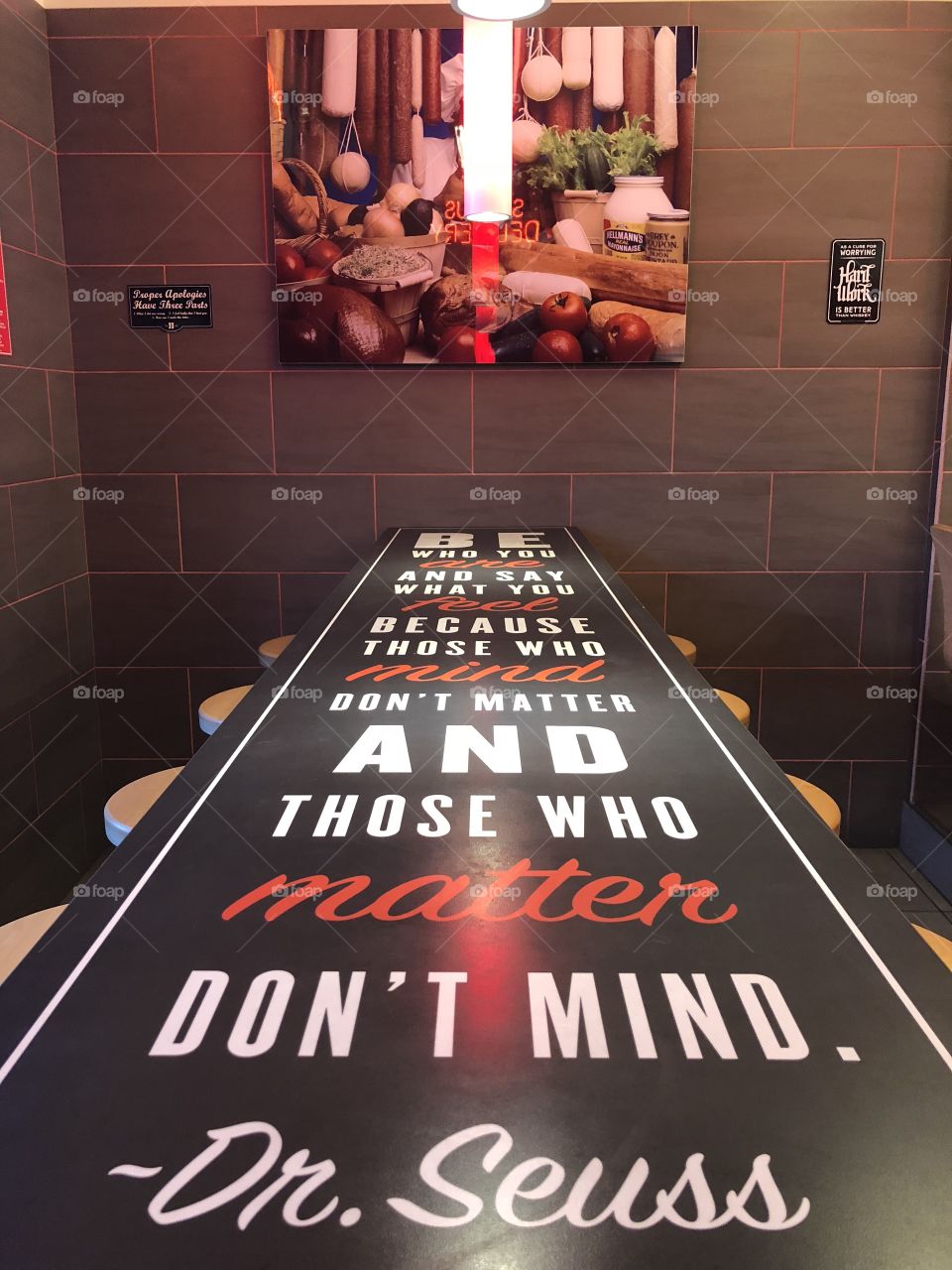 Jimmy John’s Dr. Seuss Quote Be Who You Are