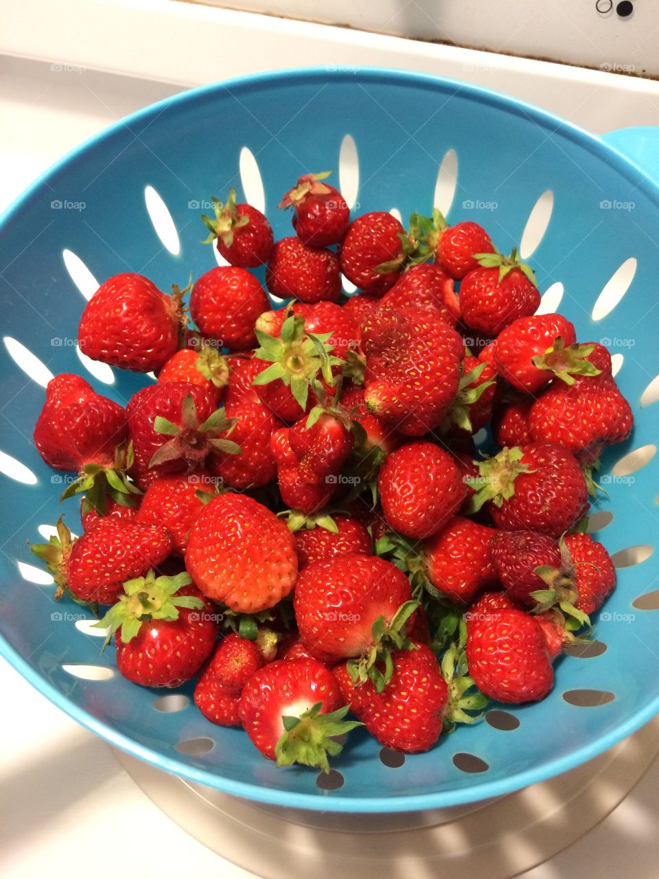 Strawberries grown at home taste best