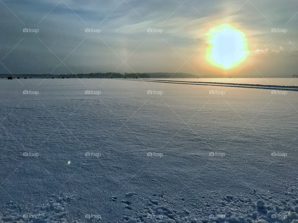 Sodus Bay winter morning