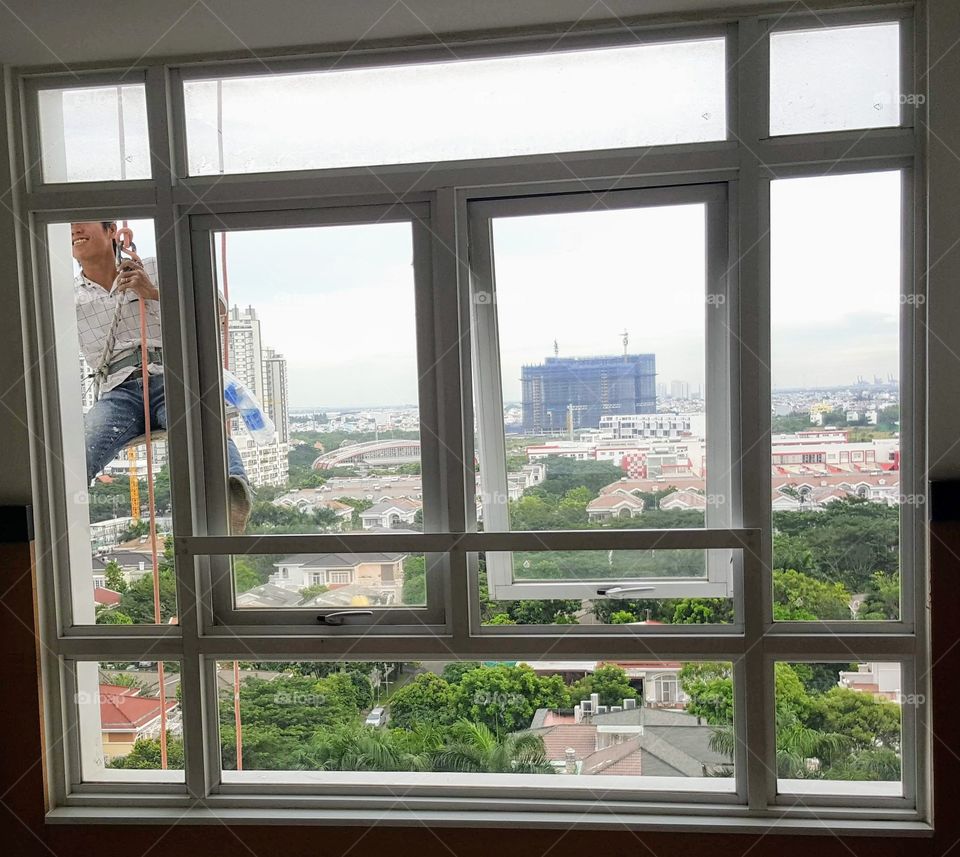 high rise painter