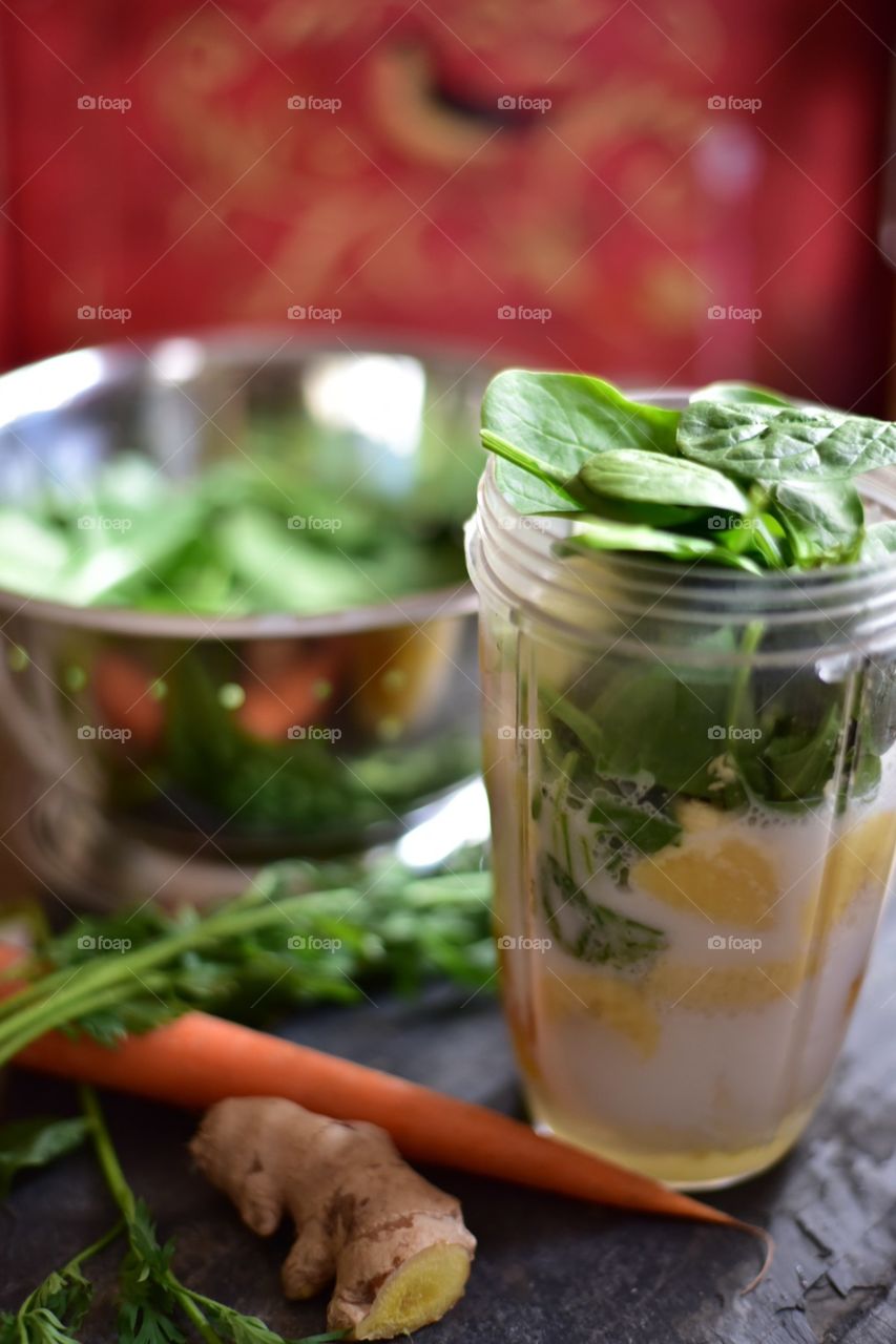 Need your daily serving of Fresh vegetables in a hurry? Veggie smoothies.