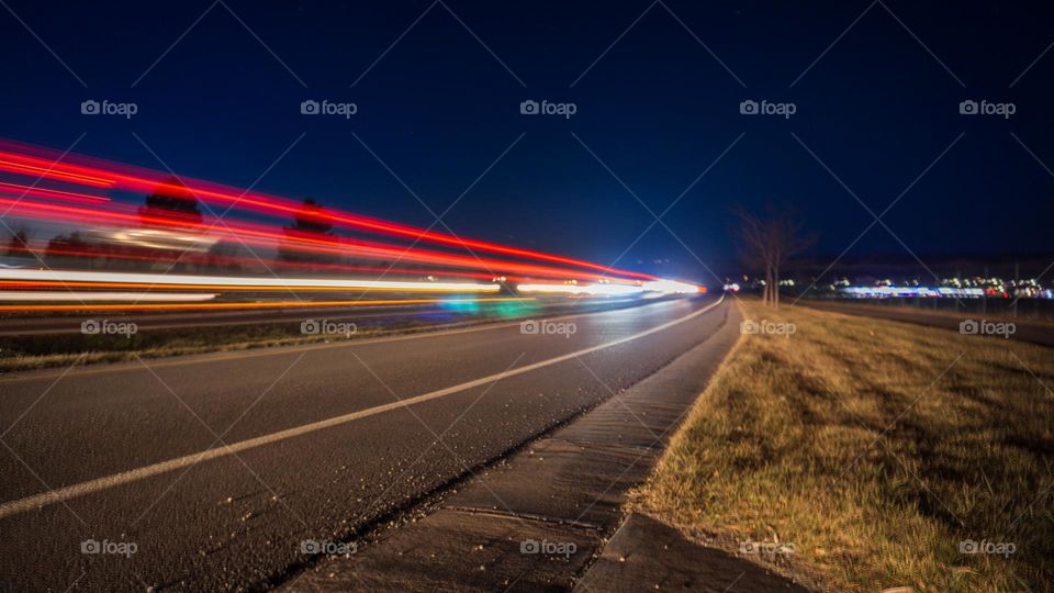 Long exposure bringing color out of the nightlife.