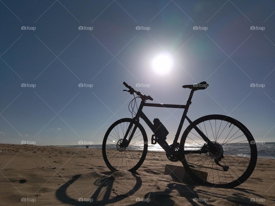 Bike in the sand