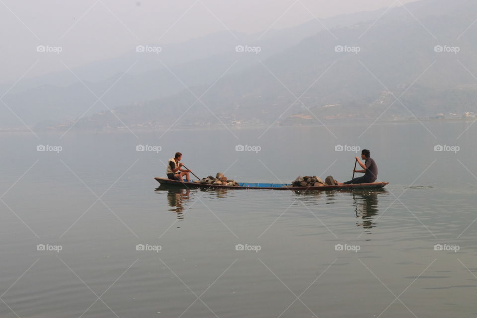 boating on fewa lake pokhara /most dengrous trip