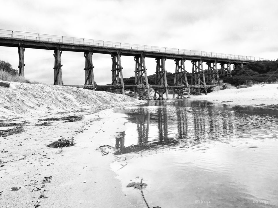 The Old Kilcunda Rail Bridge, Victoria Australia 