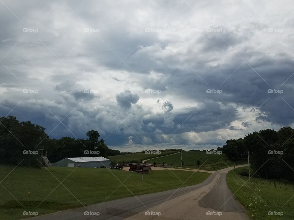 Watching the storm clouds