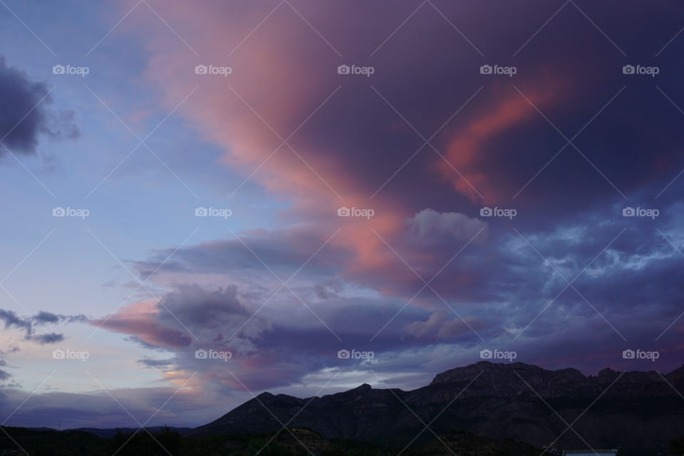 Sunset#sky#clouds#moment#mountain#nature