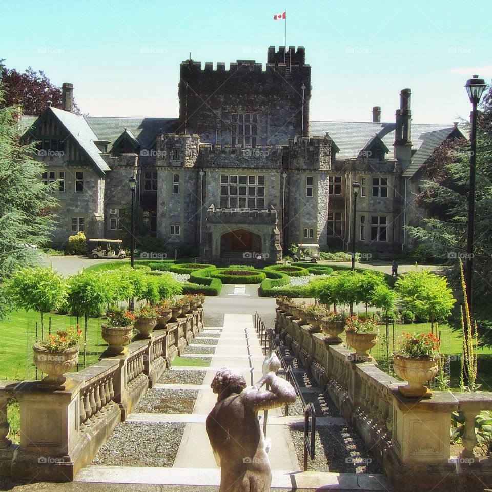 Hatley Castle. The perfect spot to take the perfection of the architecture