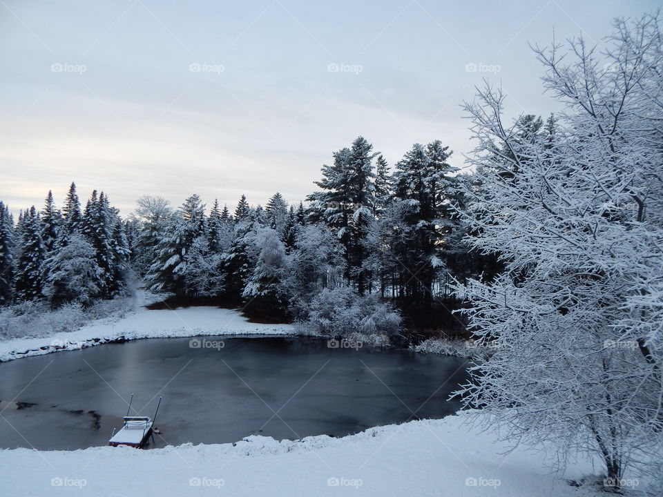 Snowy Day in Northern Maine - November 2015