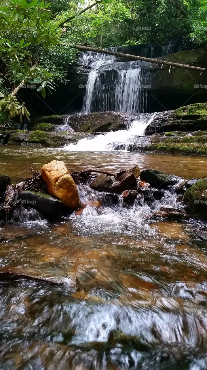 Crow creek falls in Georgia