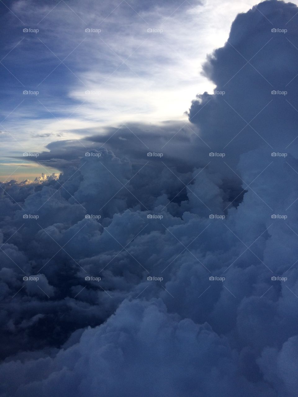 Clouds over Miami Aerial