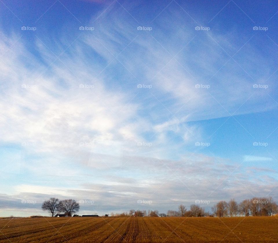 landscape sky sweden field by rasmusviktorsson