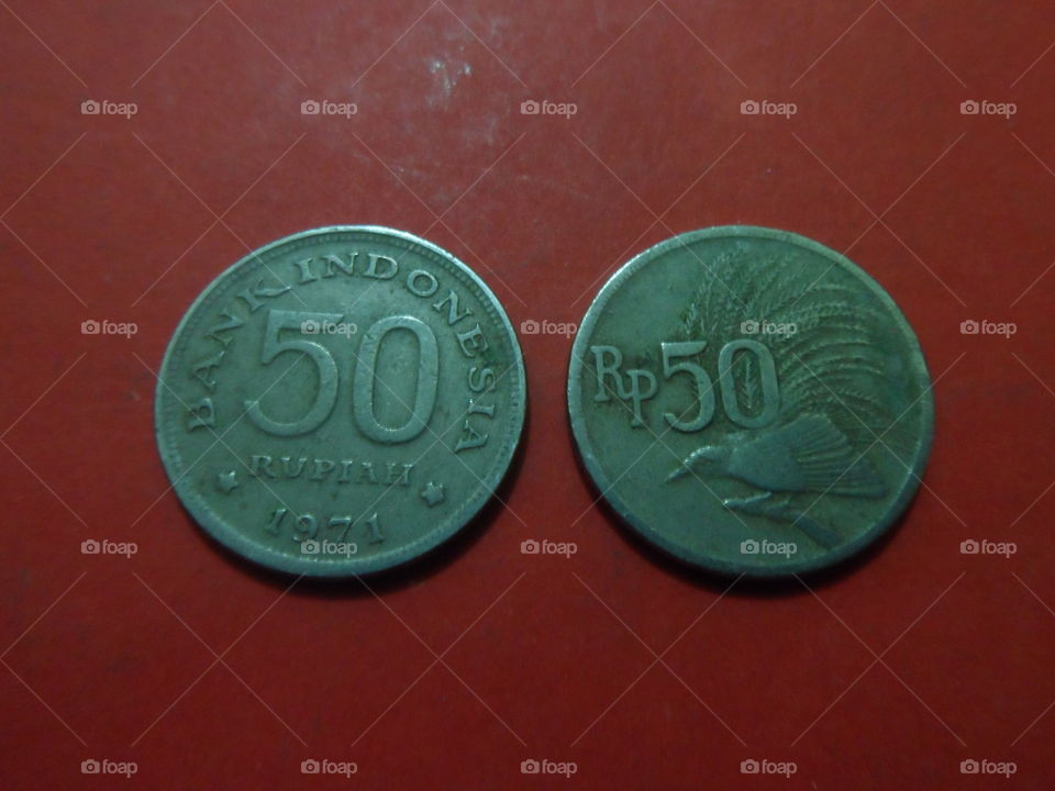 Rp. 50 
INDONESIA KOIN 1971